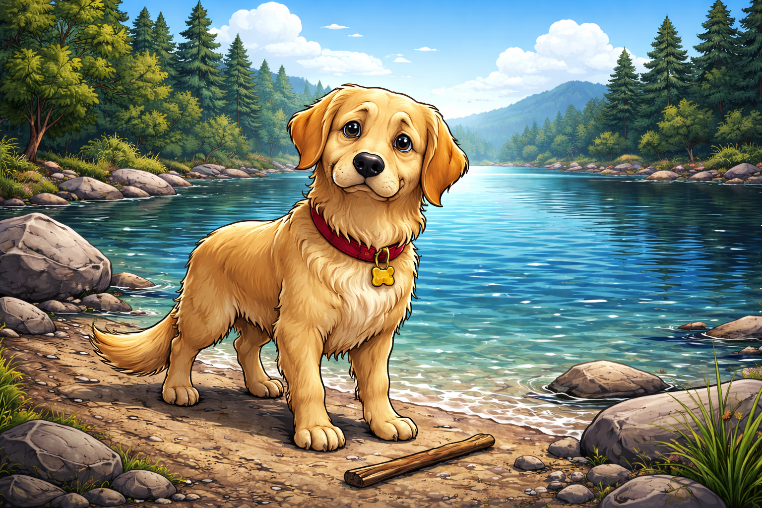 Aivopähkinä: Miten koira pääsi järven yli?