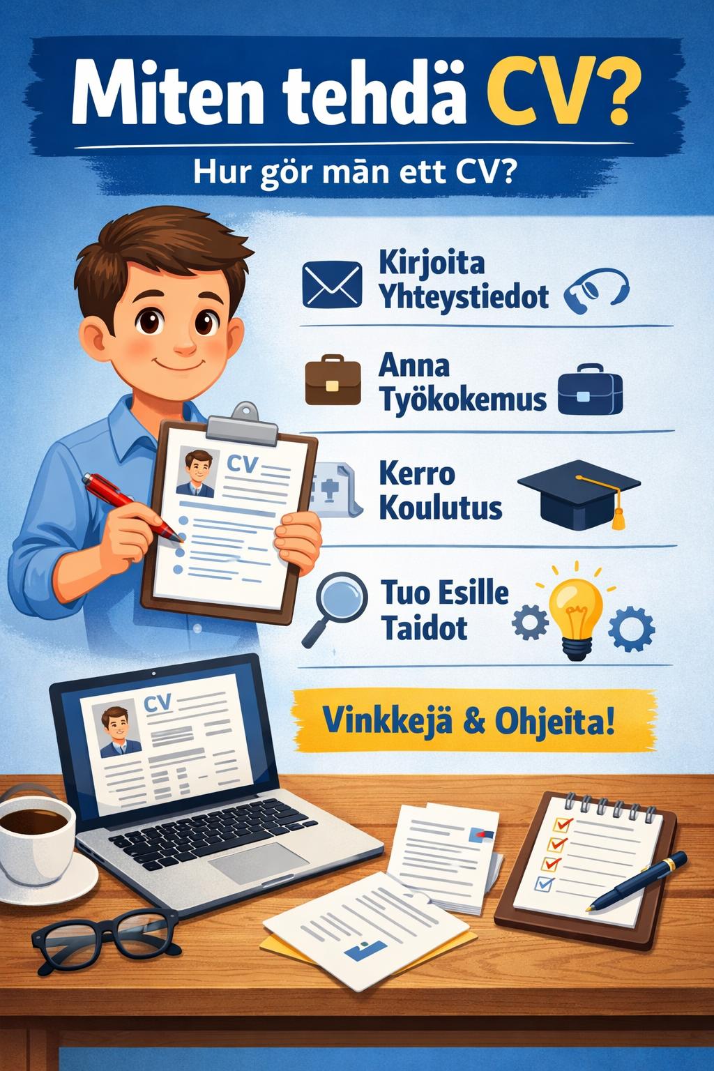 Miten Tehd CV Katso Selke t Ohjeet Ja CV Esimerkki Kysymyshub Miten Tehd CV Katso Selke t Ohjeet Ja CV Esimerkki Kysymyshub