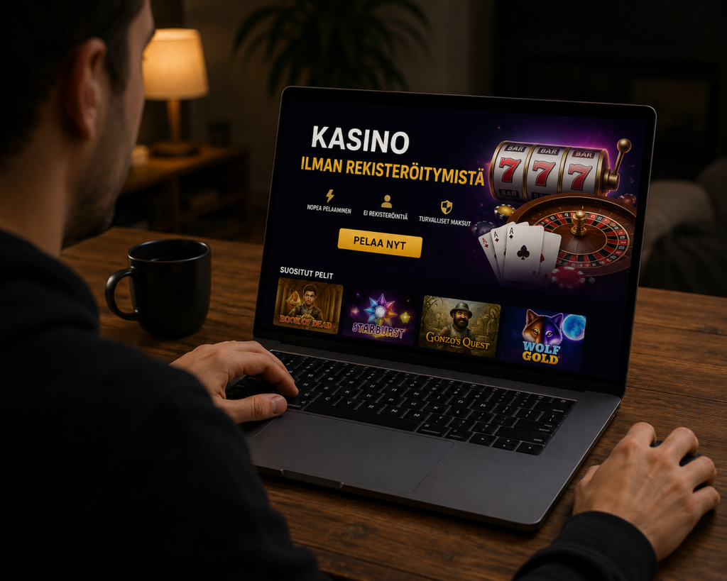 Kuinka kasino ilman rekisteröitymistä toimii?